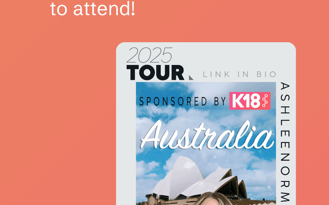 Win a K18 Ticket + Learn from Ashlee Norman!