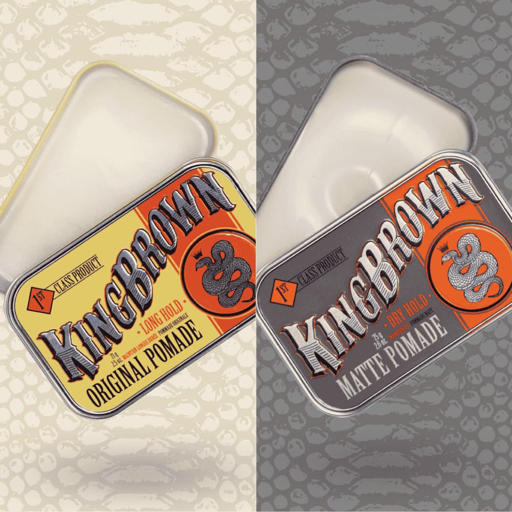 king brown original pomade and matte pomade