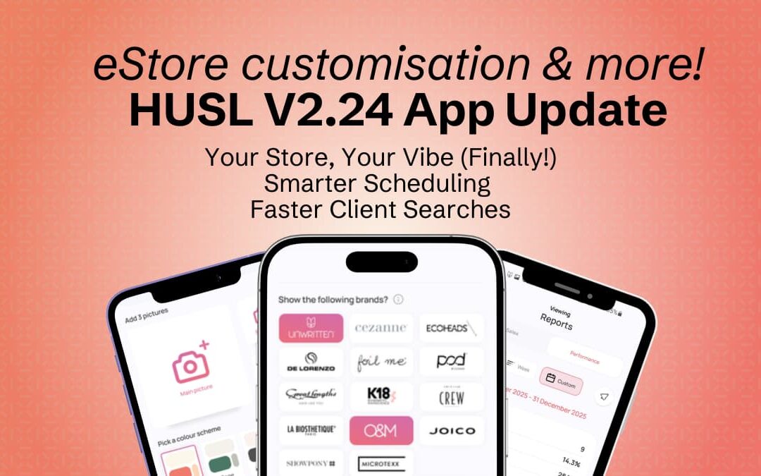 New HUSL App Update: Online Shop customisation & more!