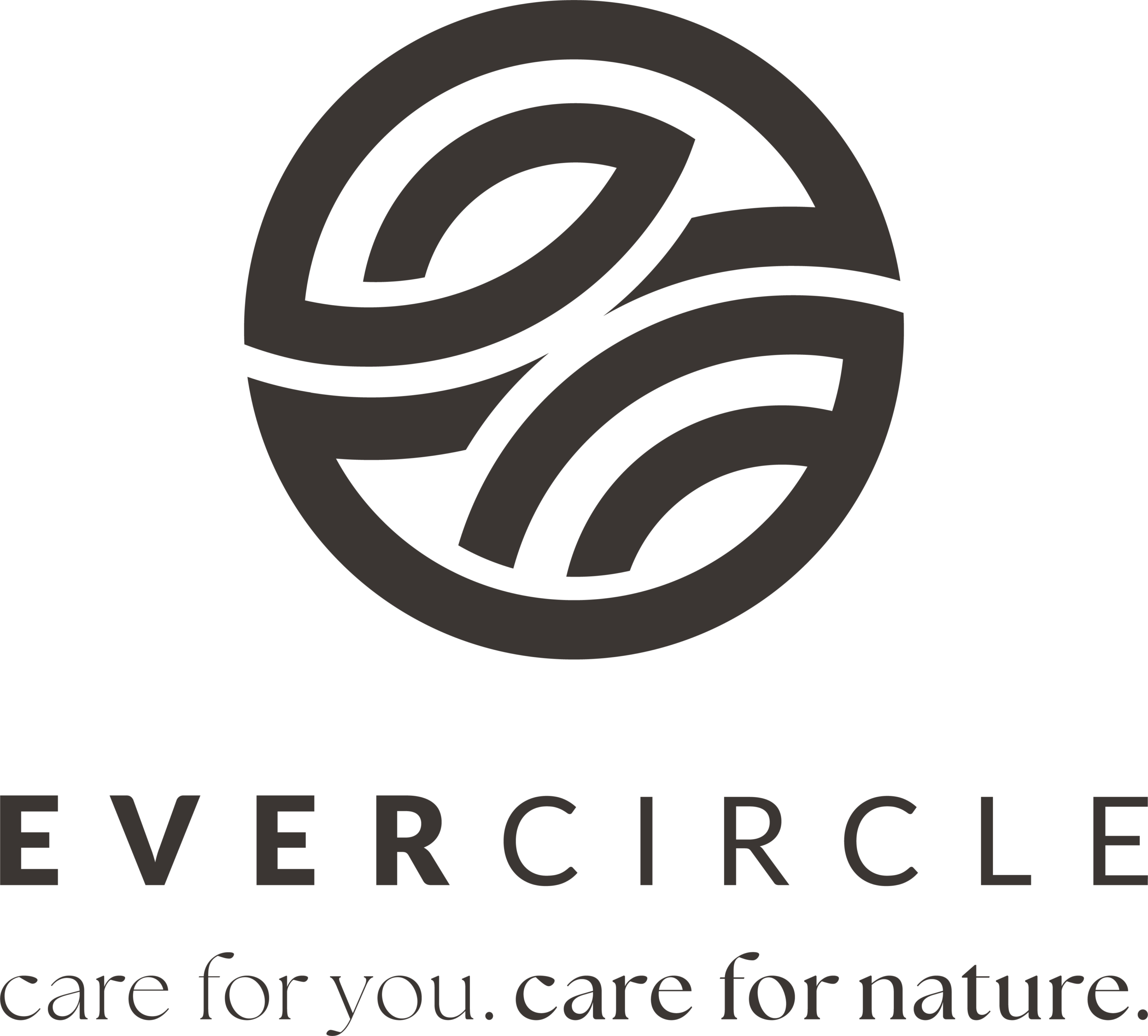 Evercircle Charcoal Logo Tagline2