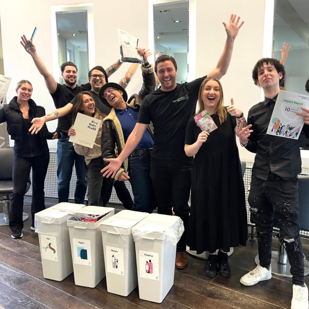 #1 recycling service for hair, beauty, barbers and pet groomers