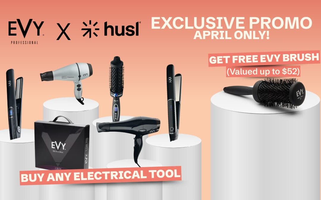 EVY x HUSL Promo Exclusive! Free EVY Brush Promo