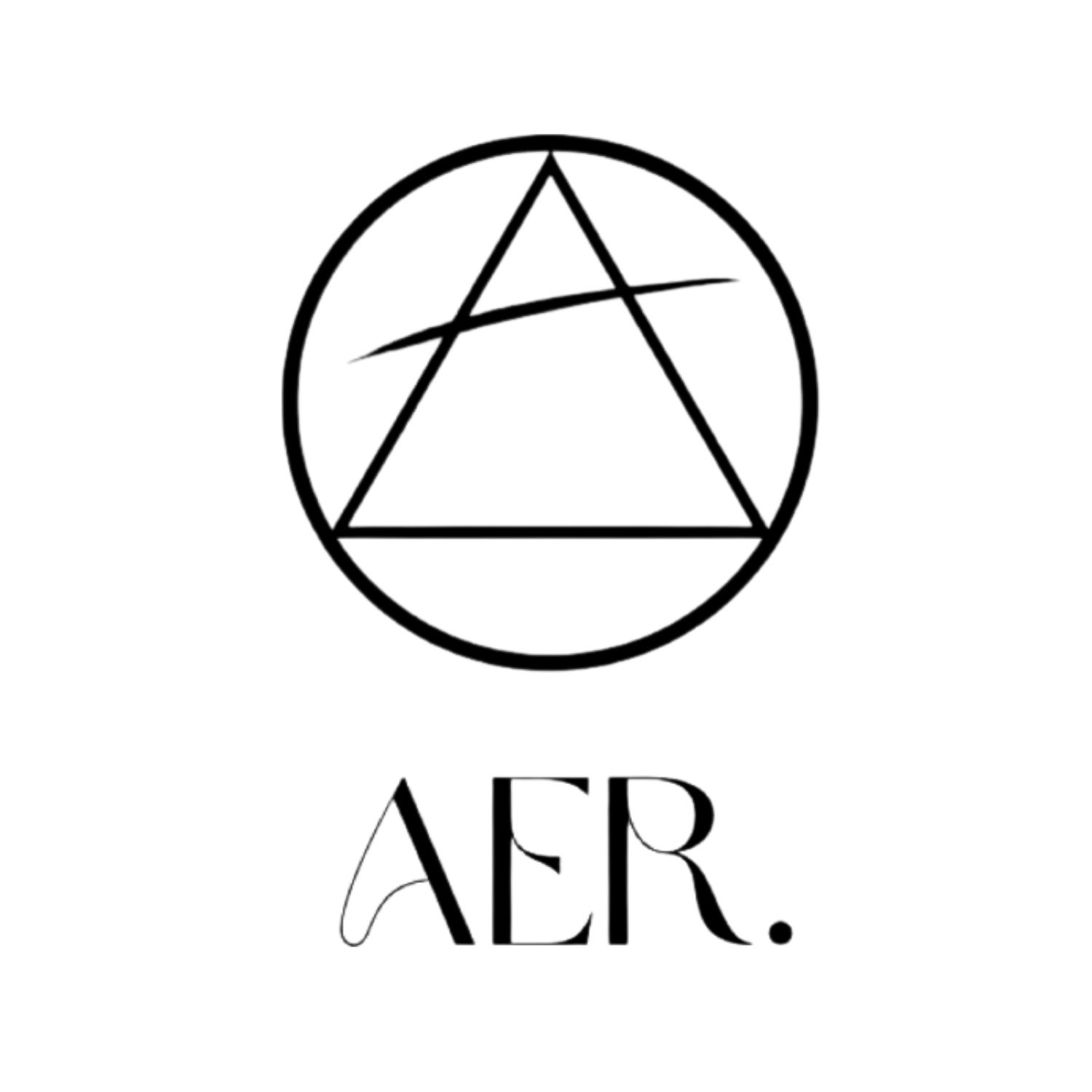 Aer Haircare Logo_black and white
