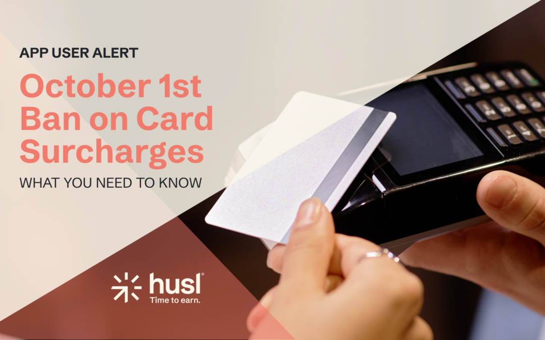 October 1st ban on Card Surcharges : What You Need to Know  (and how to adjust your pricing for it)