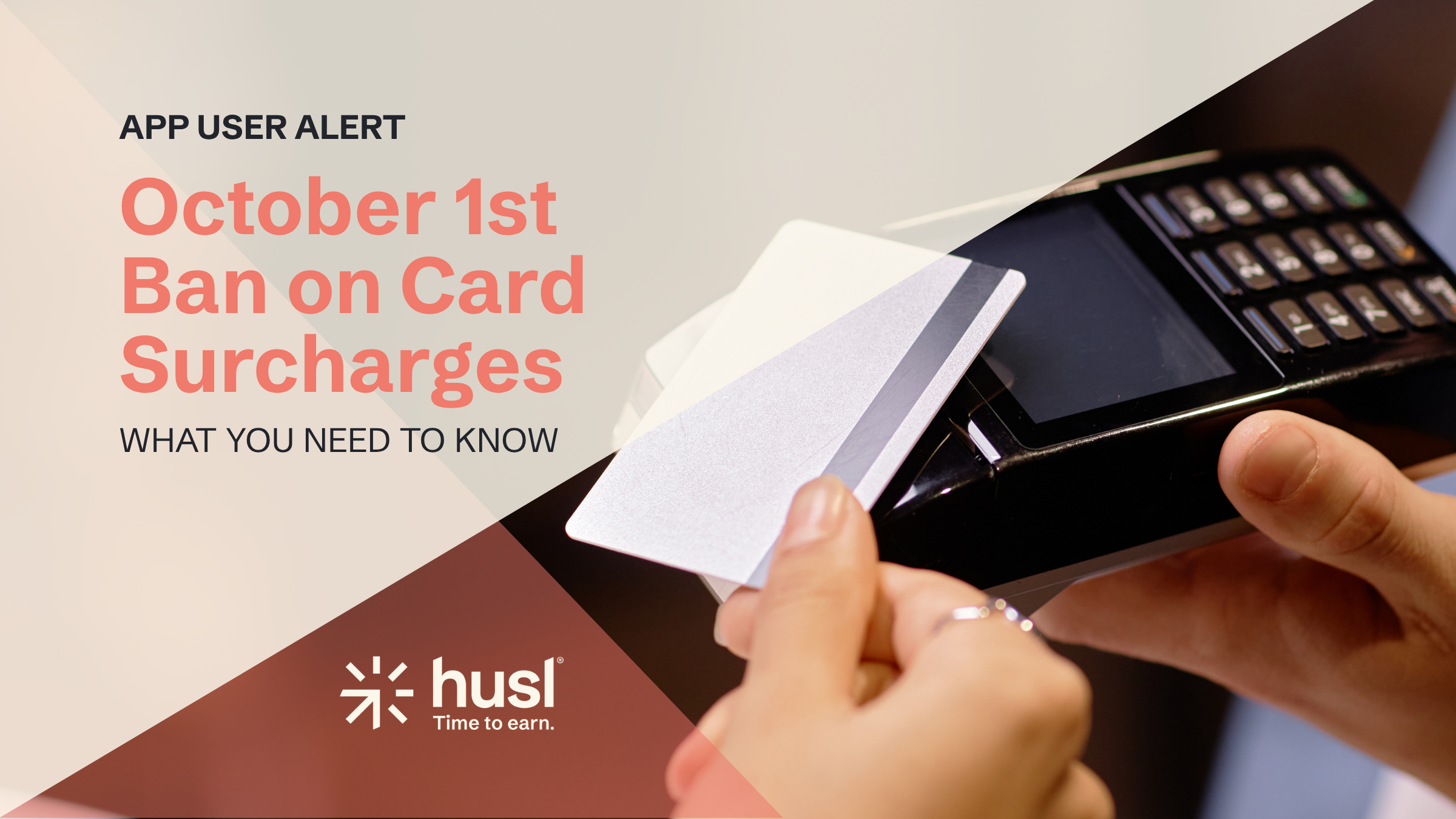 October 1st ban on Card Surcharges : What You Need to Know (and how to adjust your pricing for it)
