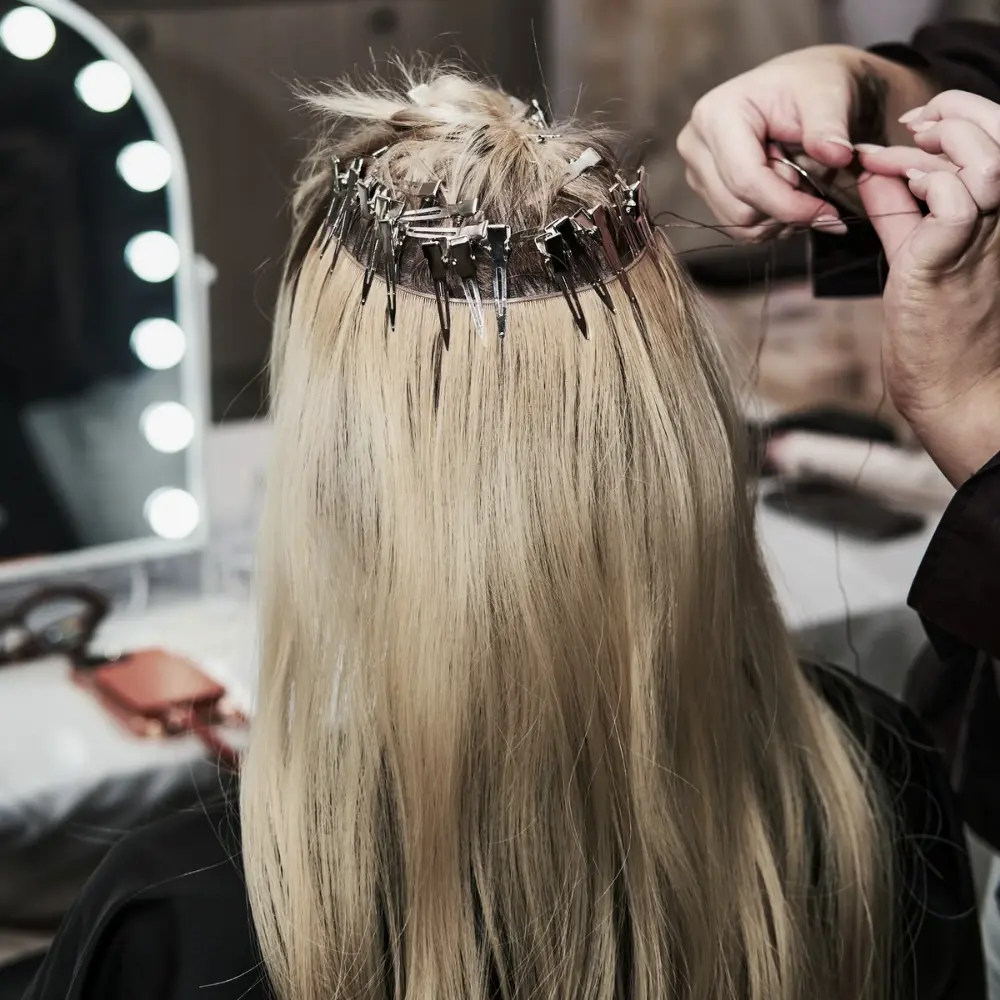 Ethically sourced Remy A+ human hair extensions